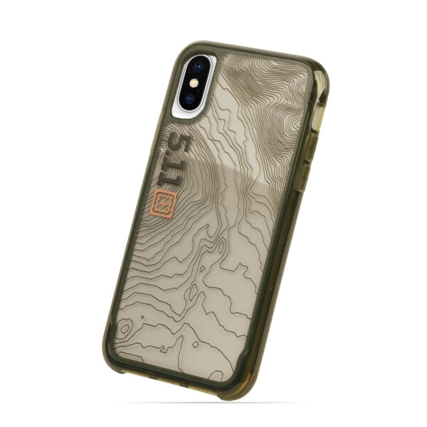 

Чехол противоударный Griffin Survivor Griffin Clear для iPhone X/XS Green + Transparent