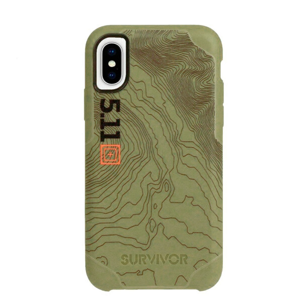 

Чехол противоударный Griffin Survivor Griffin Strong для iPhone X/XS Green