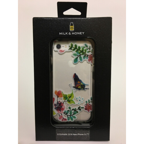 

Чехол противоударный Milk and Honey для Iphone 7/8 Transparent + Print
