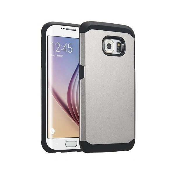 

Бронированый противоударный чехол Slim Armor для Samsung S6 Edge Grey