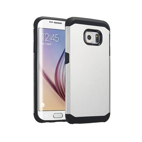 

Бронированый противоударный чехол Slim Armor для Samsung S6 Edge Silver
