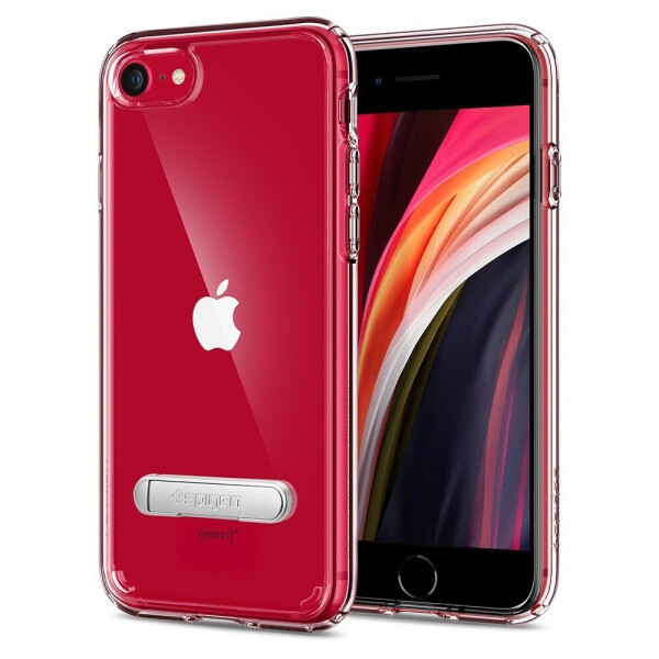 

Чехол прозрачный противоударный с подставкой Spigen Ultra Hybrid S для iPhone 7/8/SE 2020 Crystal Clear