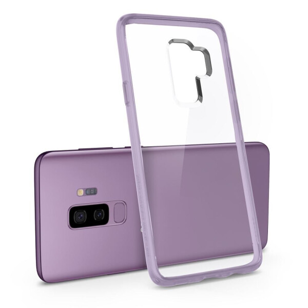 

Чехол прозрачный противоударный Spigen Ultra Hybrid для Samsung Galaxy S9 Lilac Purple