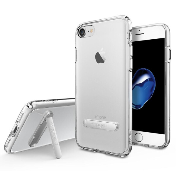 

Чехол прозрачный противоударный с подставкой Spigen Ultra Hybrid S для iPhone 7/8 Space Crystal