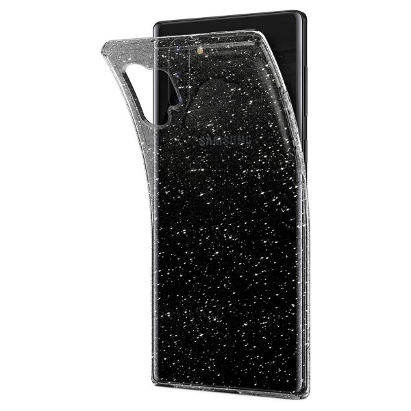 

Чехол прозрачный с блестками Spigen Liquid Crystal Glitter для Samsung Galaxy Note 10 Plus Crystal Quartz
