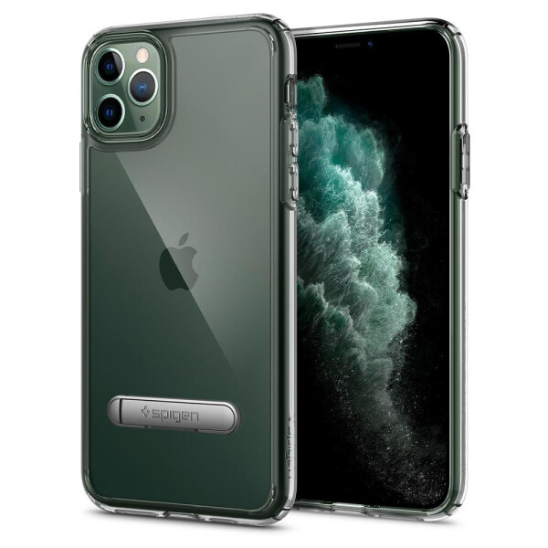 

Чехол прозрачный с подставкой Spigen Ultra Hybrid S для Iphone 11 Pro Crystal Clear