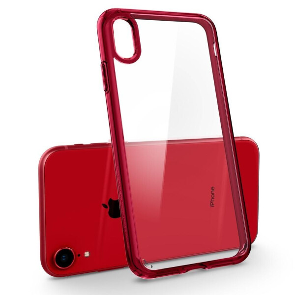 

Чехол противоударный Spigen Ultra Hybrid для Iphone XR Red