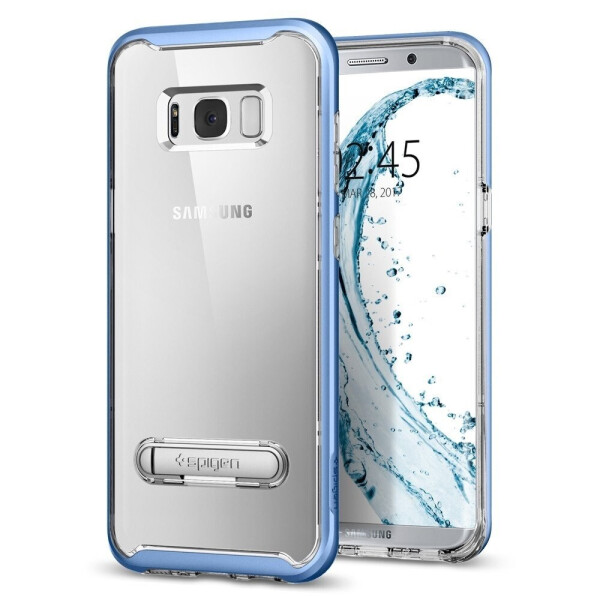 

Чехол противоударный с подставкой Spigen Neo Hybrid Crystal для Samsung Galaxy S8 Blue Coral