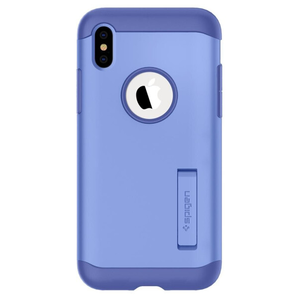 

Чехол противоударный с подставкой Spigen Slim Armor для Iphone X/XS Violet