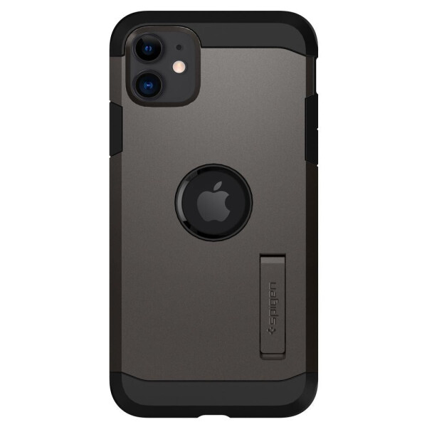 

Чехол противоударный с подставкой Spigen Tough Armor XP для Iphone 11 Gun Metal
