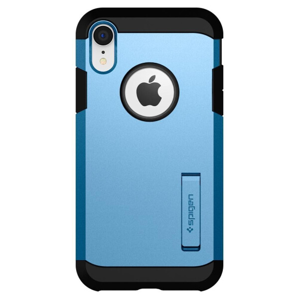

Чехол противоударный с подставкой Spigen Tough Armor для Iphone XR Blue