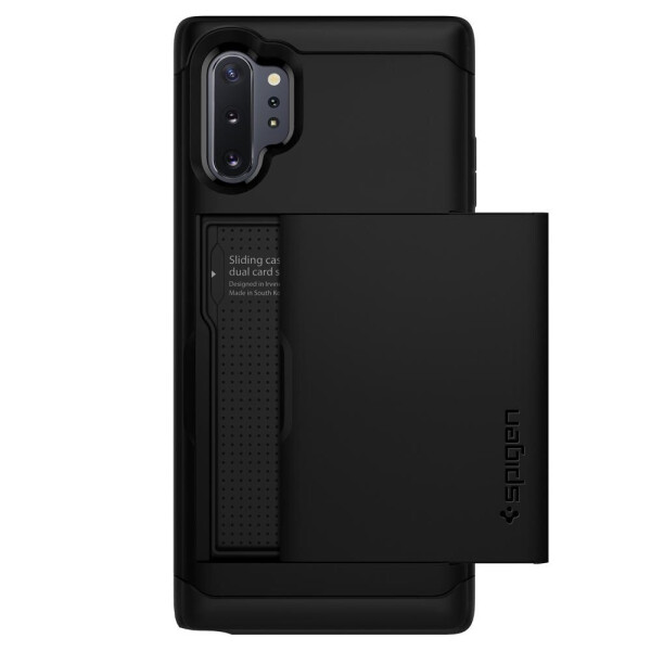 

Чехол с отделением для карт Spigen Slim Armor CS для Samsung Galaxy Note 10 Plus Black