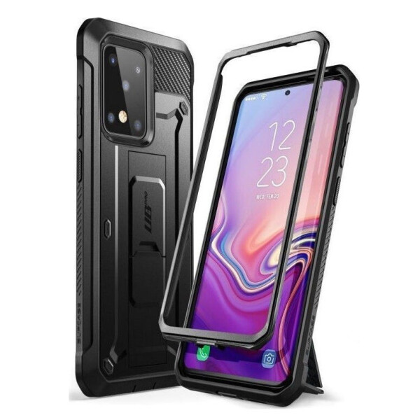 Противоударный чехол с подставкой Supcase Unicorn Beetle Pro для Samsung Galaxy S20 Black