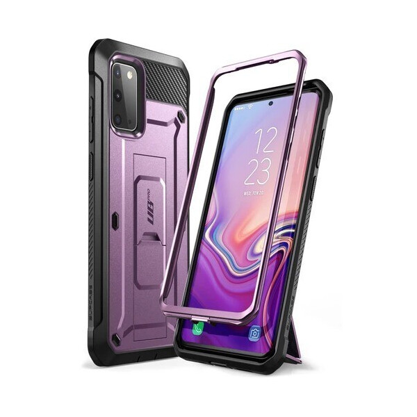 

Противоударный чехол с подставкой Supcase Unicorn Beetle Pro для Samsung Galaxy S20 Metalic Purple