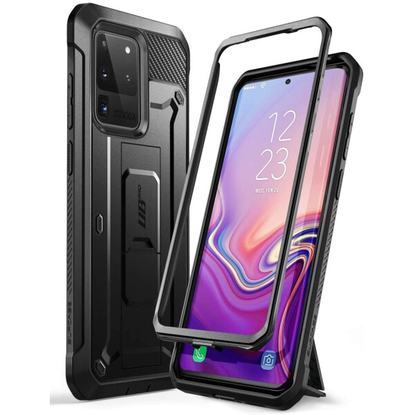 

Противоударный чехол с подставкой Supcase Unicorn Beetle Pro для Samsung Galaxy S20 Ultra Black