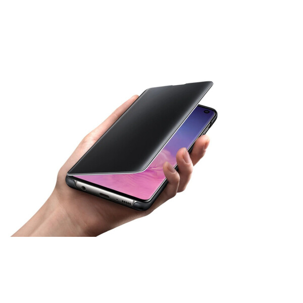 

Чехол-книжка S-View Flip Cover EF-ZG973CBEGRU для Samsung Galaxy S10 Черный