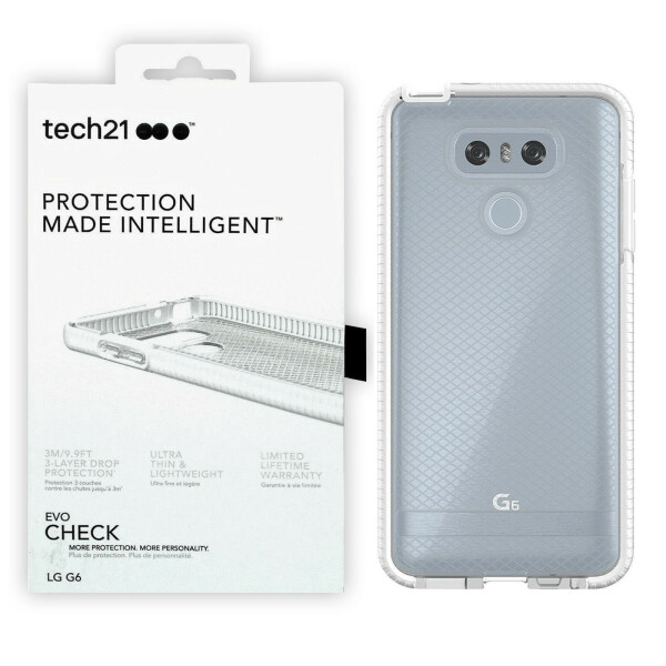 

Противоударный чехол Tech21 Evo Check для LG G6 White