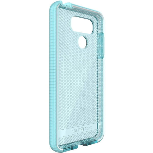 

Противоударный чехол силиконовый прозрачный Tech21 Evo Check для LG G6 Light Blue