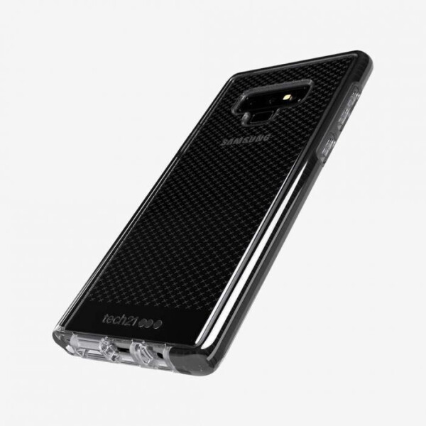 

Противоударный чехол силиконовый прозрачный Tech21 Evo Check для Samsung Note 9 Smoke Black