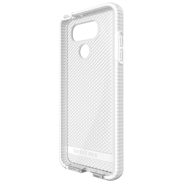 

Противоударный чехол силиконовый прозрачный чехол Tech21 Evo Check для LG G6 White