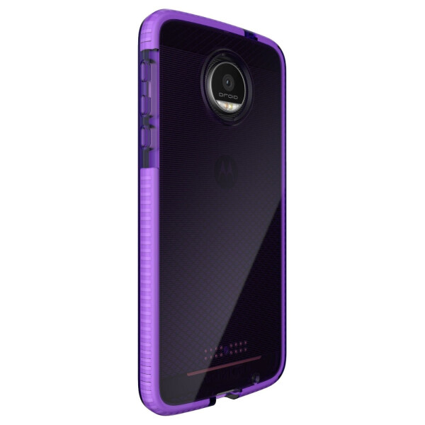 

Чехол Tech21 Evo Check противоударный для Motorola Moto Z Droid Purple-Blue