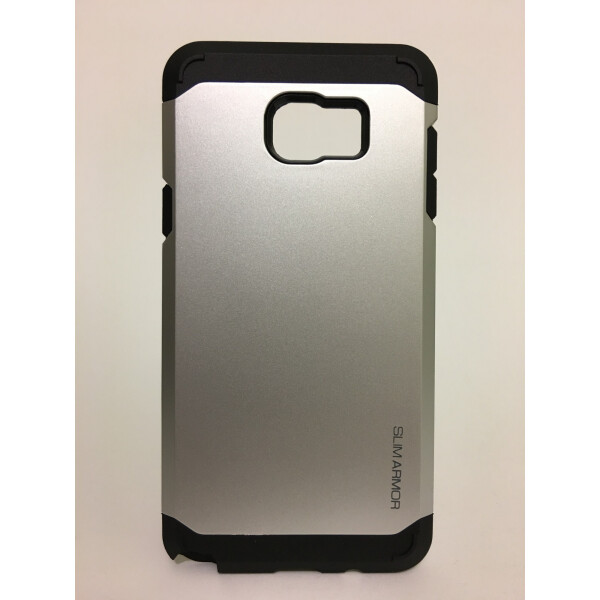 

Бронированый противоударный чехол Tough Armor Slim для Samsung Galaxy Note 5 Silver