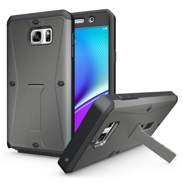 

Противоударный чехол Unicorn Beetle Defender с подставкой и защитой экрана для Samsung Galaxy Note 4 Grey