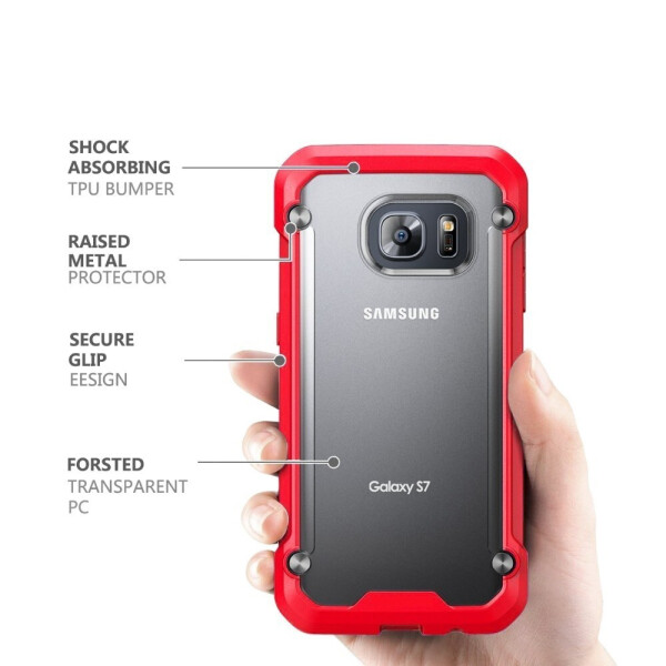

Чехол Unicorn Beetle противоударная для Samsung Galaxy S6 Red