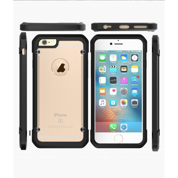 

Чехол Unicorn Beetle противоударный для Iphone 6/6S Plus Black + Transparent