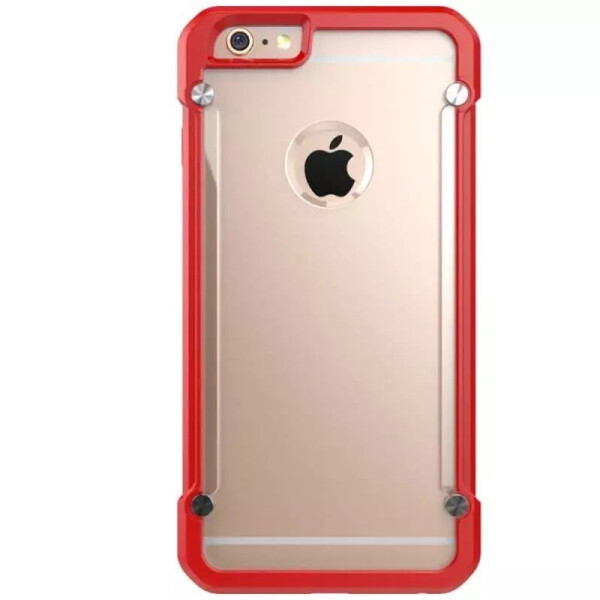 

Чехол Unicorn Beetle противоударный для Iphone 6/6S Plus Red + Transparent