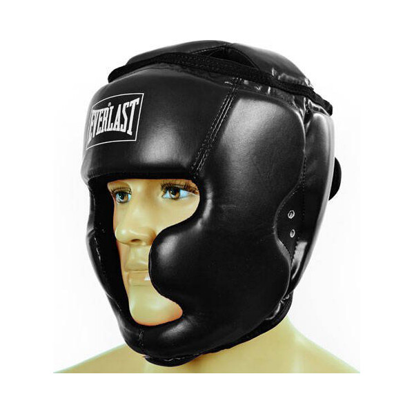 

Боксерский шлем с полной защитой Everlast BO-4299-BK размер XL