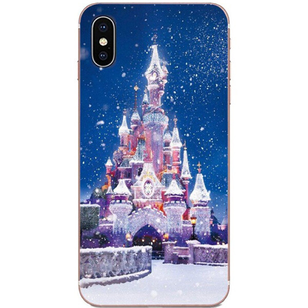 

TPU чехол Зимняя сказка для Apple iPhone X (5.8") Замок (58119046)