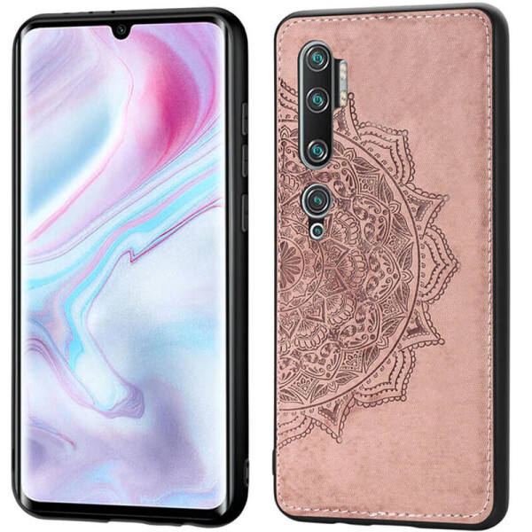 

TPU+Textile чехол Mandala с 3D тиснением для Xiaomi Mi CC9 Pro Розовый (74120320)