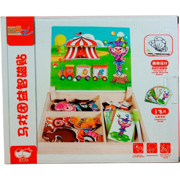 

Деревянная игрушка BabyYes MD 1339 Цирк (bc-by-290841)