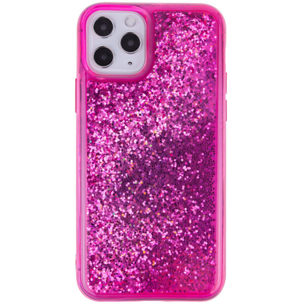 

TPU+PC чехол Sparkle (glitter) для Apple iPhone 11 Pro (5.8";) Малиновый