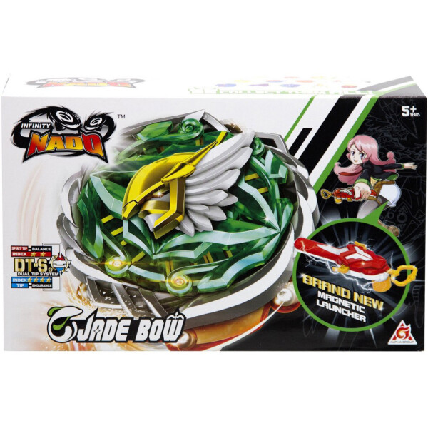 

Волчок Auldey Infinity Nado V серия Original Jade Bow Нефритовый Лук (YW634303)