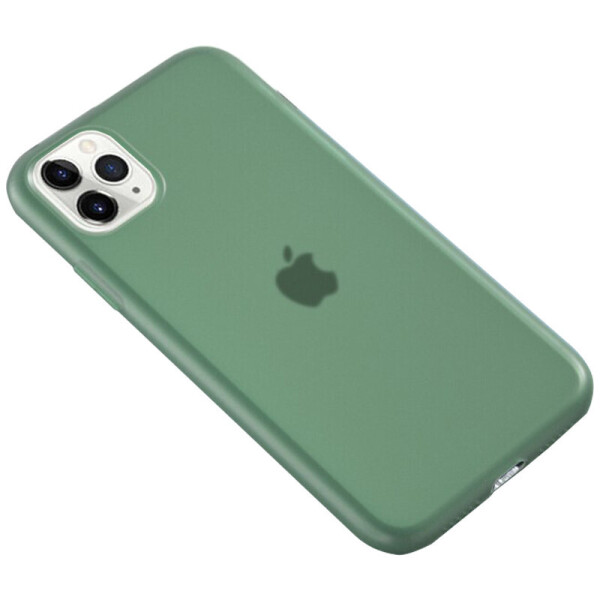 

Силиконовый матовый полупрозрачный чехол для Apple iPhone 11 Pro Max (6.5") Зеленый / Pine green (118867)