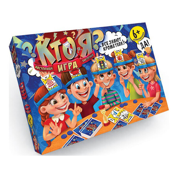 

Игра настольная Danko Toys 7498DT КТО Я (bc-by-292159)