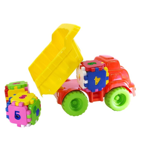 

Машинка Смайлик + конструктор Doloni Toys Оранжевый-желтый (bc-fl-1146)