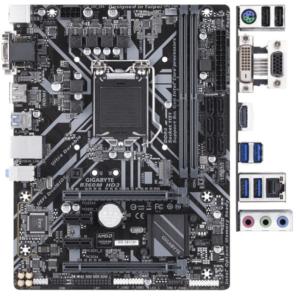 

Gigabyte B360M HD3 rev. 1.0