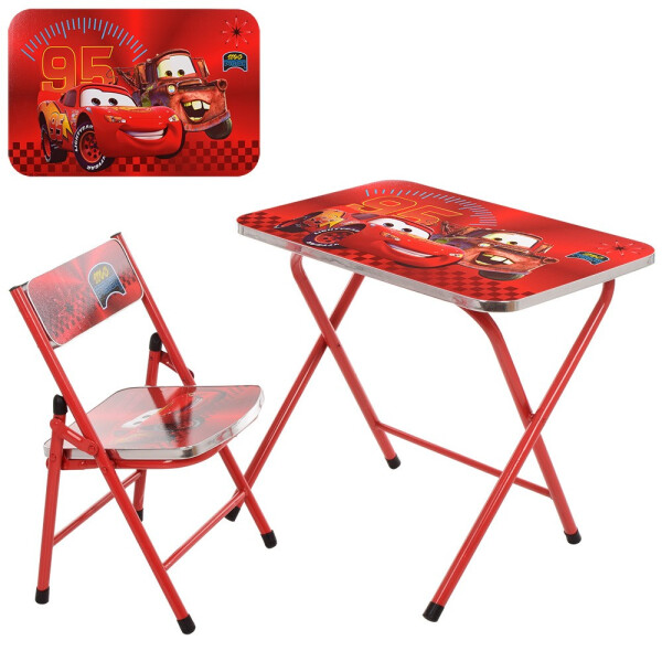 

Столик со стульчиком складной Bambi Lightning McQueen A19-MQ Red (A19-MQ)