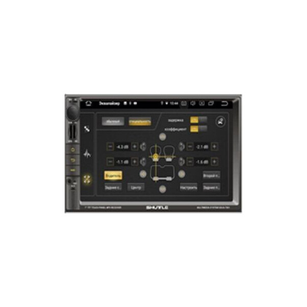 

Универсальная магнитола Shuttle SDUA-7081 Black/Multicolor