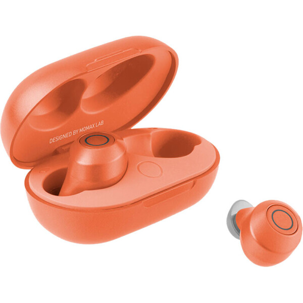 

Наушники Momax PILLS True Wireless Earbuds Coral Red