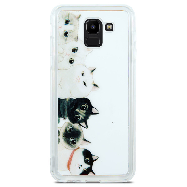 

DEF Pop up stand TPU PC Cats для Samsung J6 (2018) J600