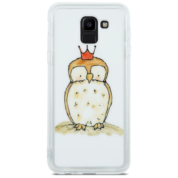 

DEF Pop up stand TPU PC Owl для Samsung J6 (2018) J600