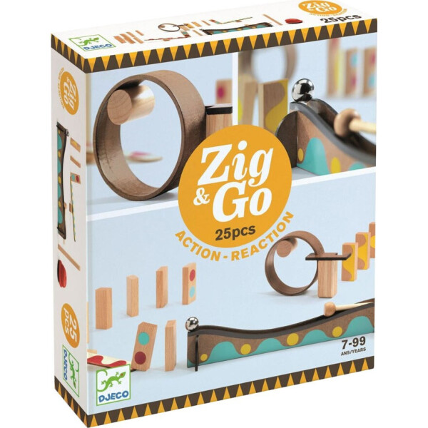 

Конструктор Djeco Zig & Go 25 деталей (DJ05642)