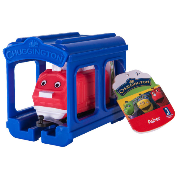 

Детская железная дорога Jazwares Chuggington Ашер с гаражом (JW10566/38620/10589)