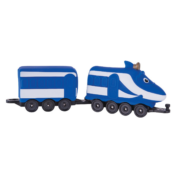 

Детская железная дорога Jazwares Chuggington Ханзо с прицепным вагоном (JW38500/38501)