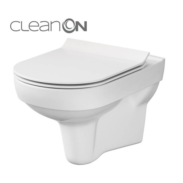 

Унитаз Cersanit City Clean On Slim Soft Close, K701-143