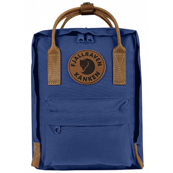 

Рюкзак городской с кожаными ручками Fjallraven Kanken No.2 Mini (7 л) Синий (171129-0205)